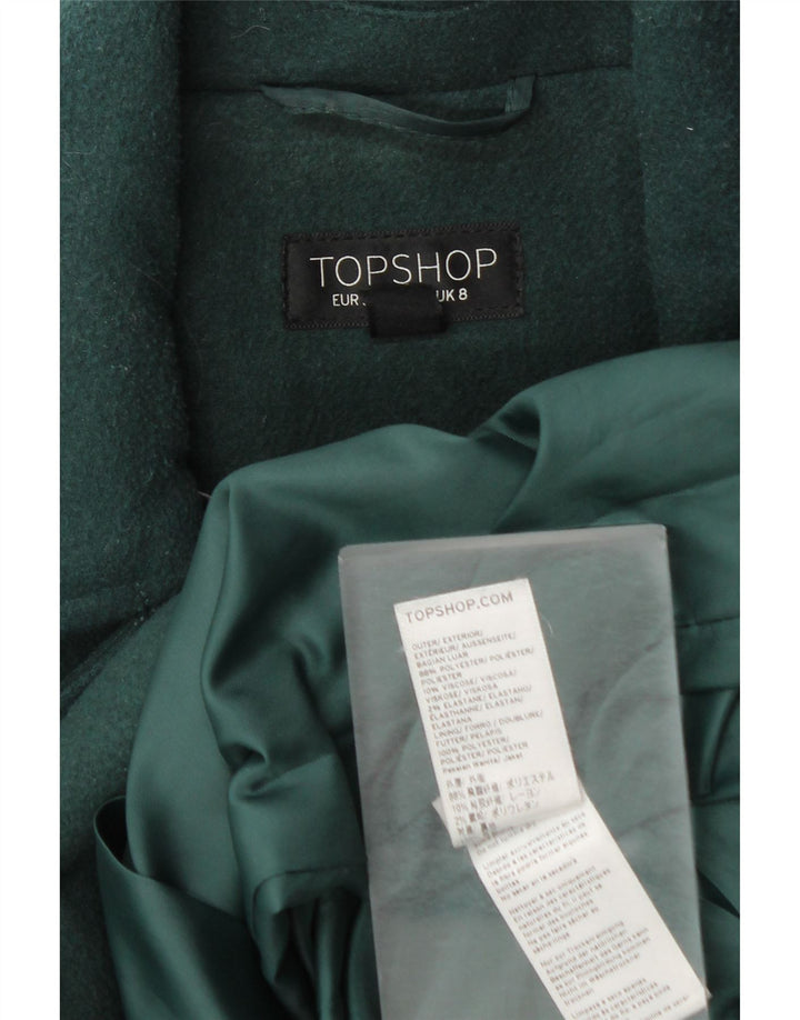Topshop Γυναικείο Πανωφόρι UK 8 Μικρός Πράσινος Πολυεστέρας