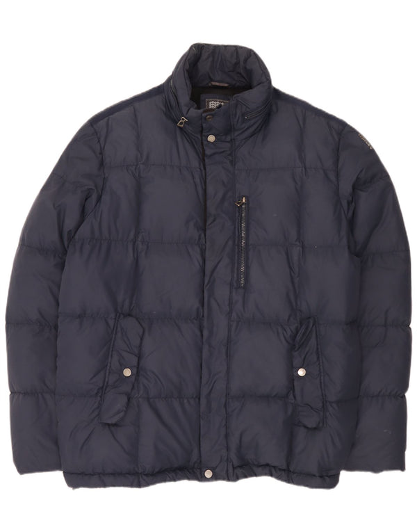 Ανδρικό μπουφάν Geox με κουκούλα UK 48 4XL Navy Blue