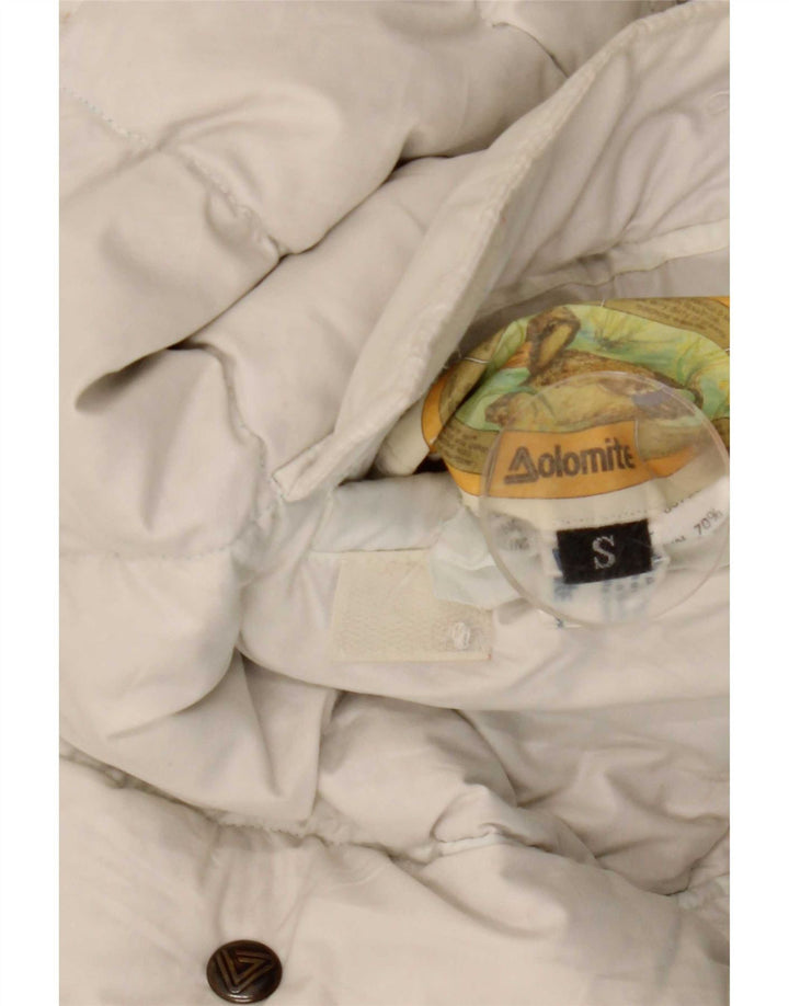Ανδρικό μπουφάν με κουκούλα Dolomite UK 36 Small White Polyester