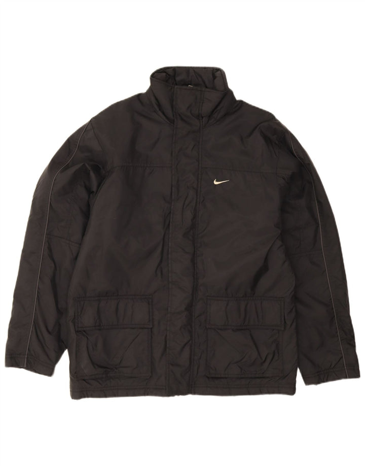Ανδρικό μπουφάν Nike με επένδυση UK 36/38 μικρό μαύρο νάιλον