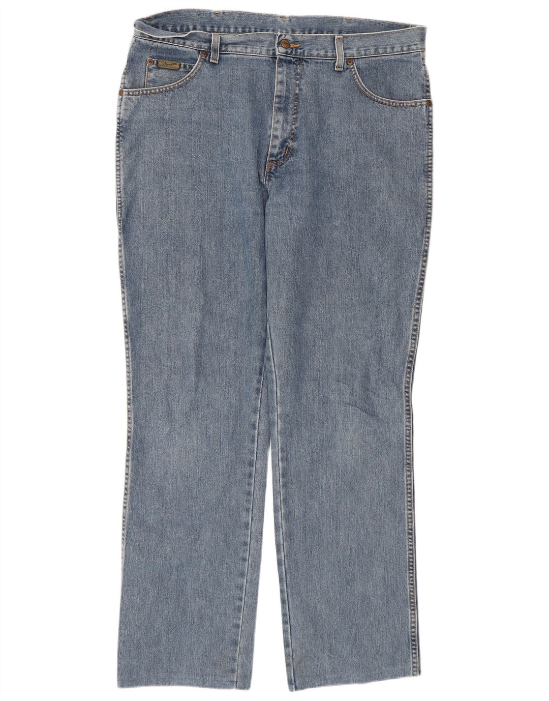 Ανδρικό τζιν Wrangler ίσιο W36 L32 Blue Cotton Classic