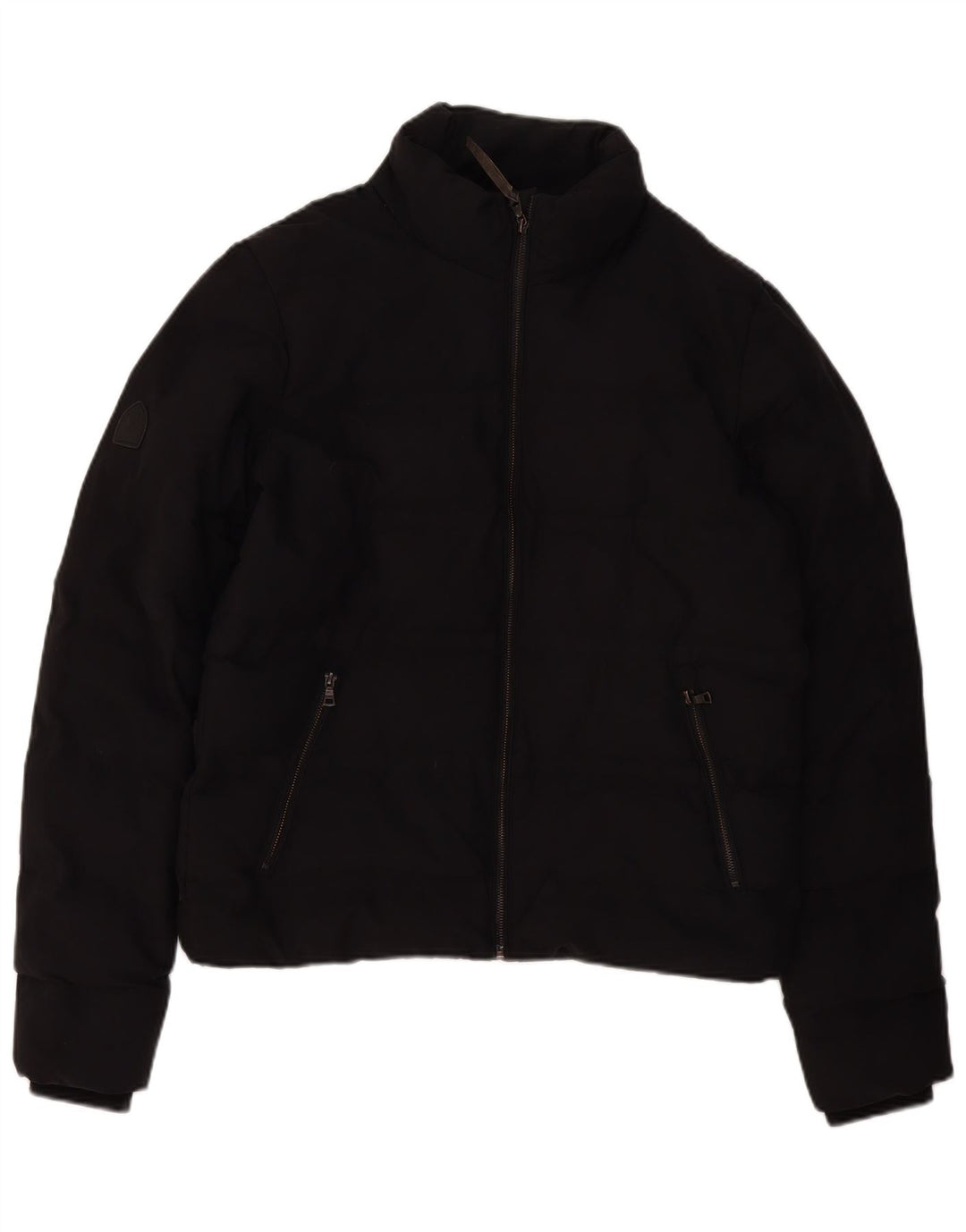 Superdry Ανδρικό μπουφάν με επένδυση UK 38 Μεσαίου Μαύρου Πολυεστέρα