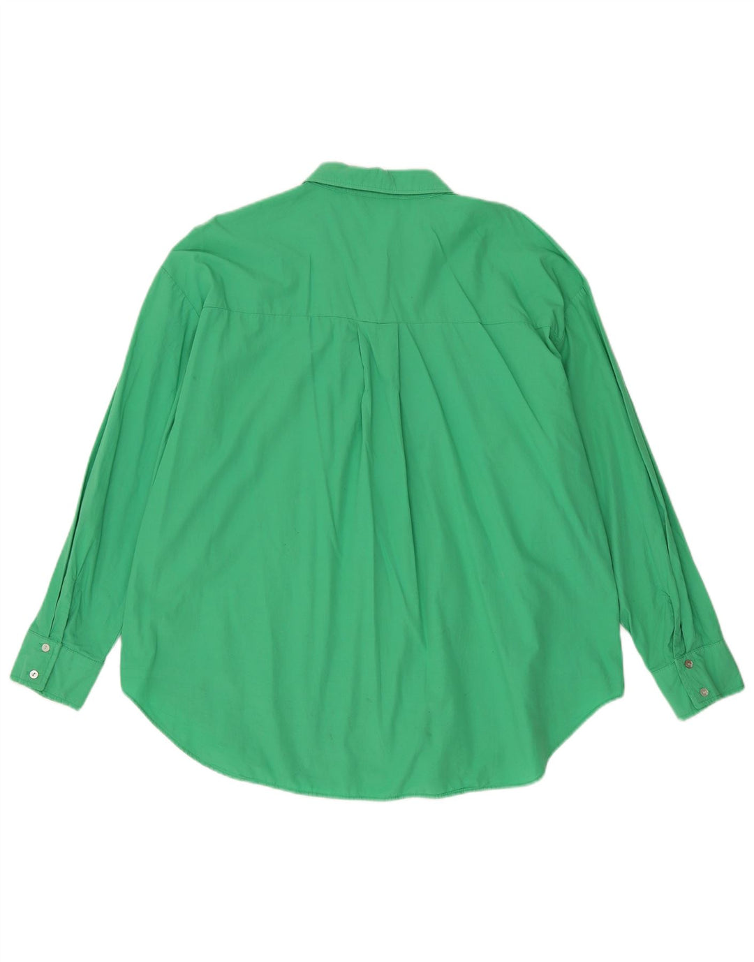 ZARA Γυναικείο πουκάμισο Oversized UK 16 Μεγάλο πράσινο βαμβακερό