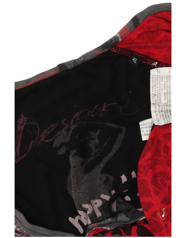 Γυναικεία μπλούζα Desigual Abstract Pattern Top UK 18 XL Πολύχρωμη βισκόζη