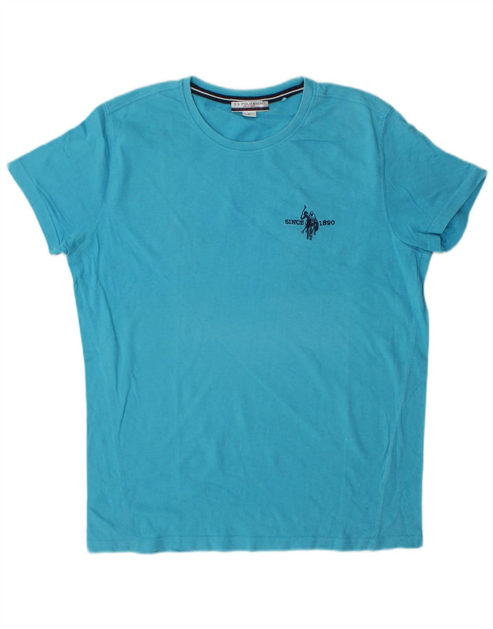 Πόλο Ασν. Ανδρικό T-Shirt Top Large Blue