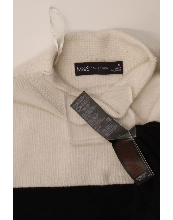 Marks & Spencer Γυναικείο πουλόβερ με λαιμό χελώνα UK 10 Small Black