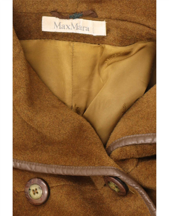 Max Mara Γυναικείο Παλτό με διπλό στήθος UK 12 Medium Khaki