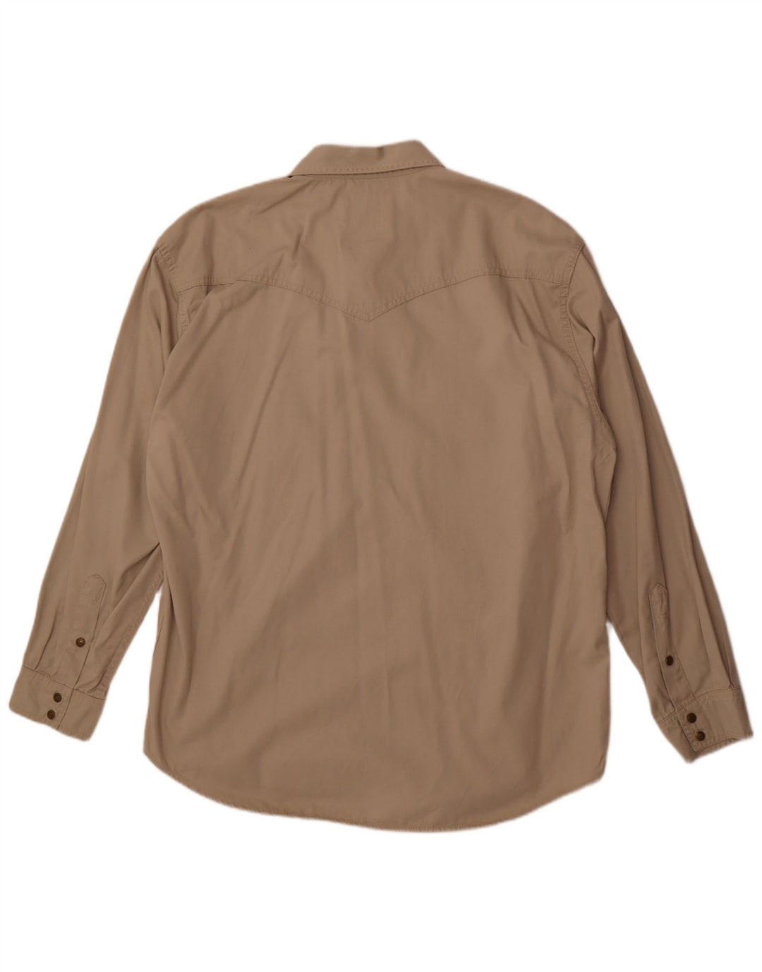 Ανδρικό πουκάμισο Wrangler 2XL Μπεζ βαμβακερό