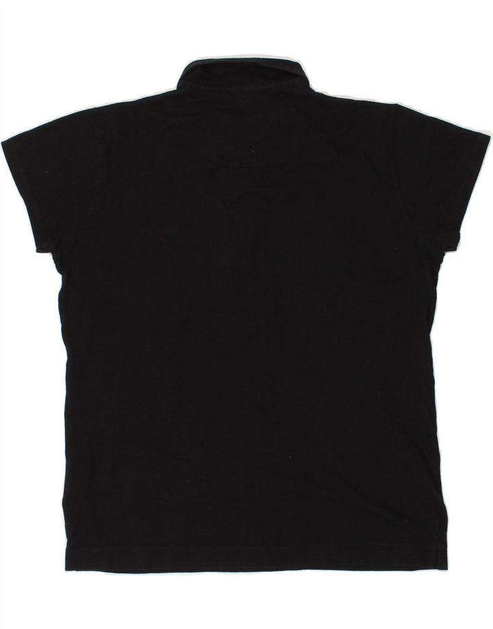 COLMAR Womens Polo Shirt UK 16 Large Black Cotton Vintage Colmar and Second-Hand Colmar from Messina Hembry 