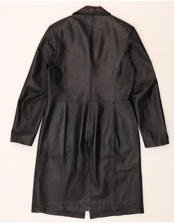 Privilegi Γυναικείο Δερμάτινο Παλτό IT 42 Medium Black Leather