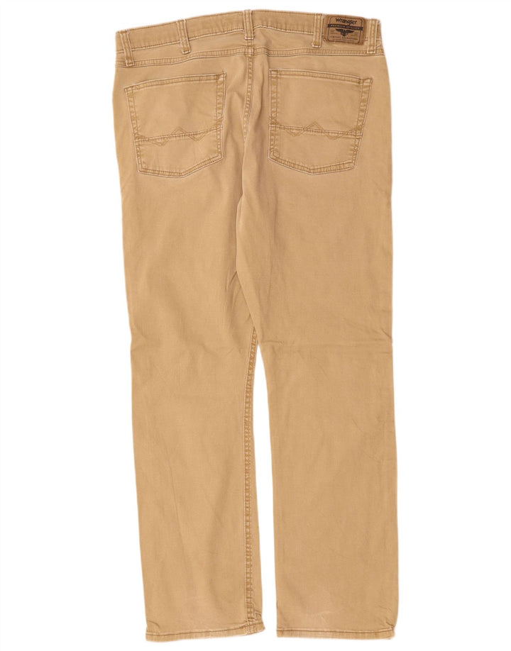Ανδρικό Slim Straight Casual Παντελόνι WRANGLER W36 L29 Beige