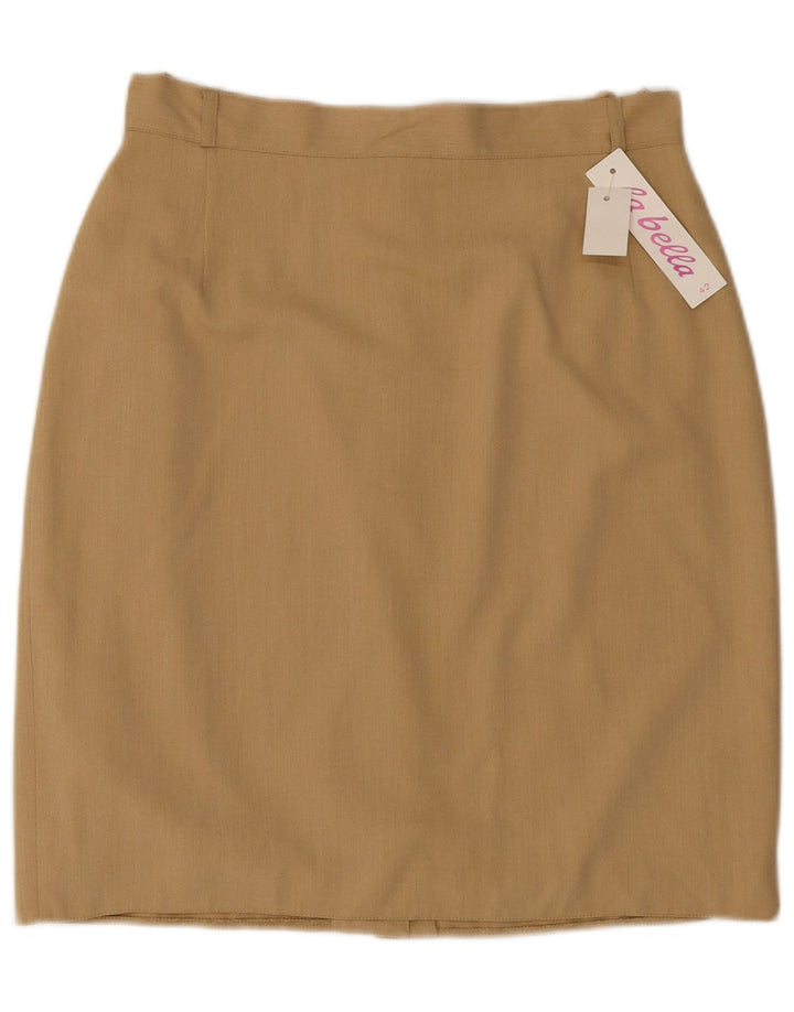 Γυναικεία ίσια φούστα La Belle IT 42 Medium W30 Beige Polyester
