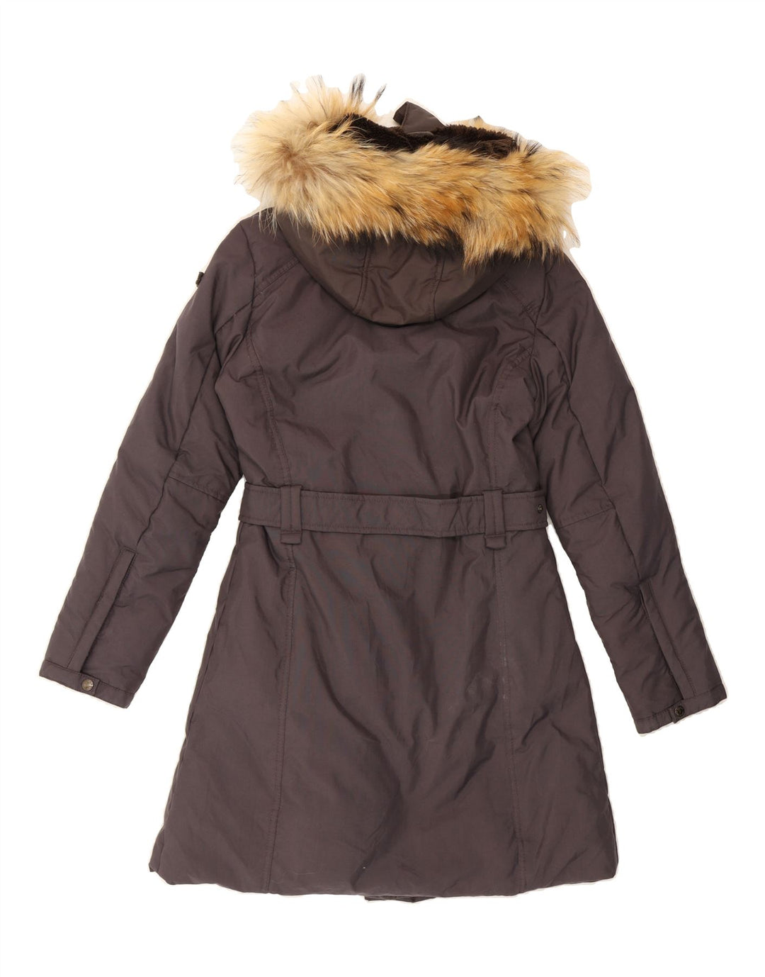 GAS Womens Hooded Padded Coat IT 40 Small Grey Polyamide Vintage Gas and Second-Hand Gas from Messina Hembry 