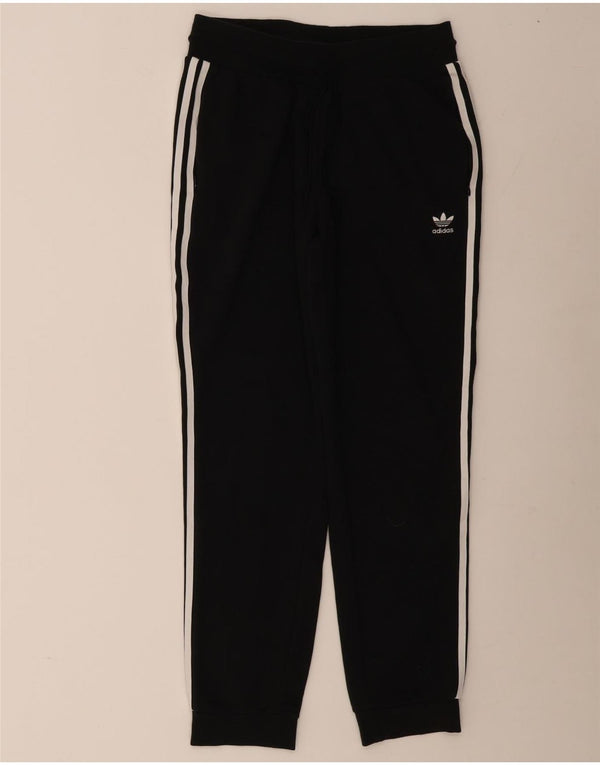 Γυναικεία αθλητική φόρμα Adidas Παντελόνι Joggers UK 16 Large μαύρο βαμβακερό