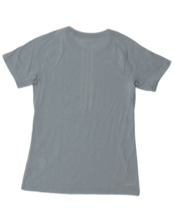 Adidas Ανδρικό T-Shirt Climalite Top UK 8/10 Small Blue Polyester
