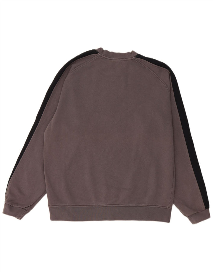 Ανδρικό φούτερ Nike Jumper με μεγάλο γκρι χρώμα, βαμβακερό