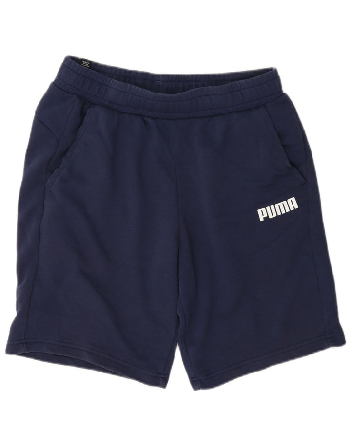 Ανδρικό γραφικό αθλητικό σορτς Puma, μεσαίο ναυτικό, βαμβακερό