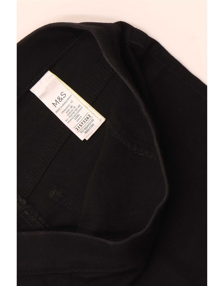 Marks & Spencer Γυναικεία Jegging Τζιν UK 12 Medium W30 L30 μαύρο βαμβακερό