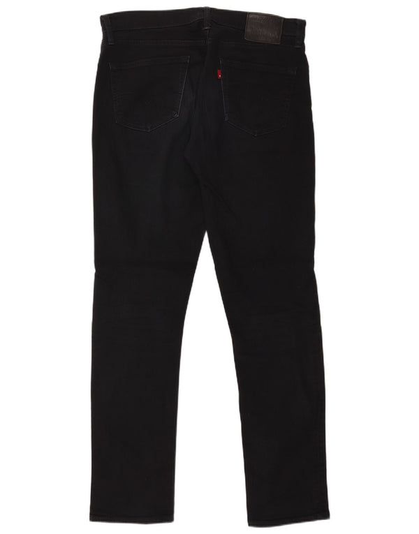 Levi's Mens 511 Slim Jeans W34 L34 Μαύρο βαμβακερό