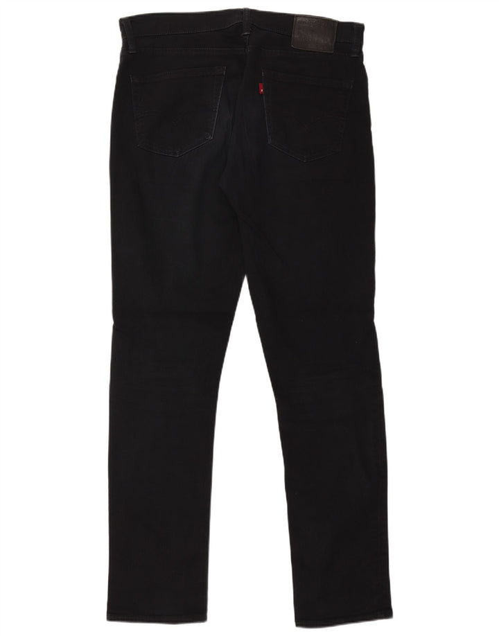 Levi's Mens 511 Slim Jeans W34 L34 Μαύρο βαμβακερό