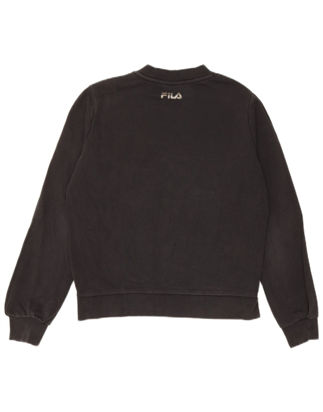 Fila Γυναικείο Φούτερ μεγάλου μεγέθους Jumper UK 6 XS Μαύρο βαμβακερό