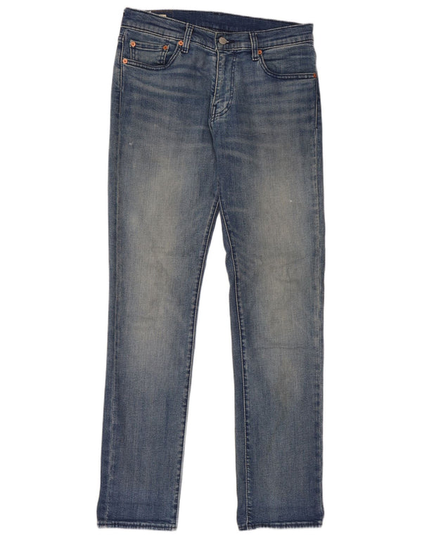 Levi's Mens 511 Slim Jeans W31 L34 Blue Cotton