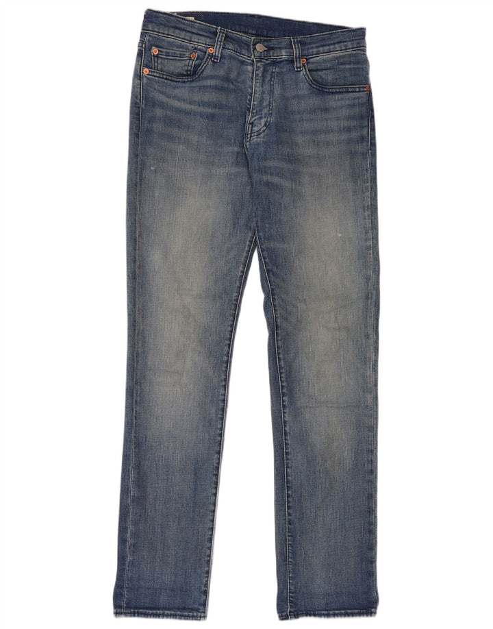 Levi's Mens 511 Slim Jeans W31 L34 Blue Cotton