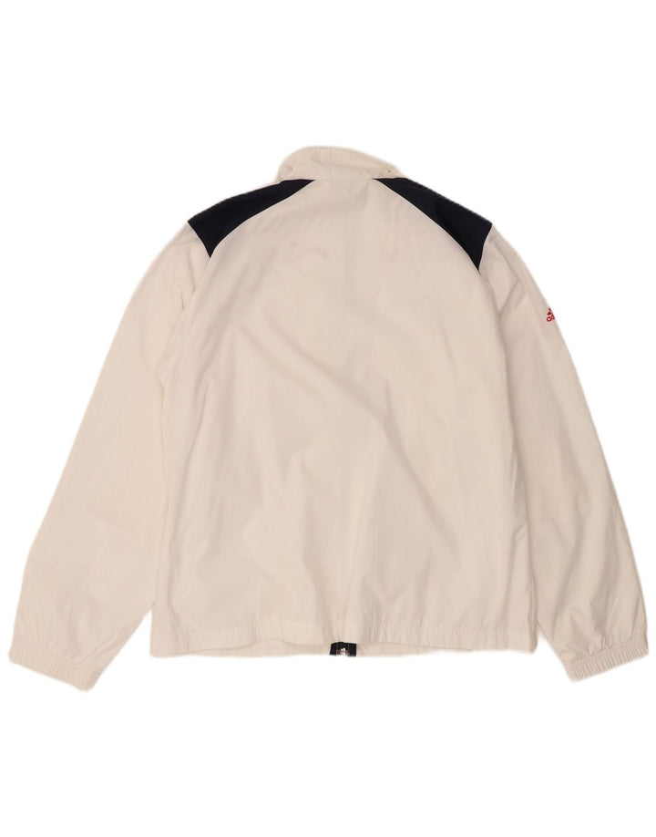 Γυναικεία αθλητική φόρμα Adidas Top Jacket UK 16 Large White Colourblock Polyester