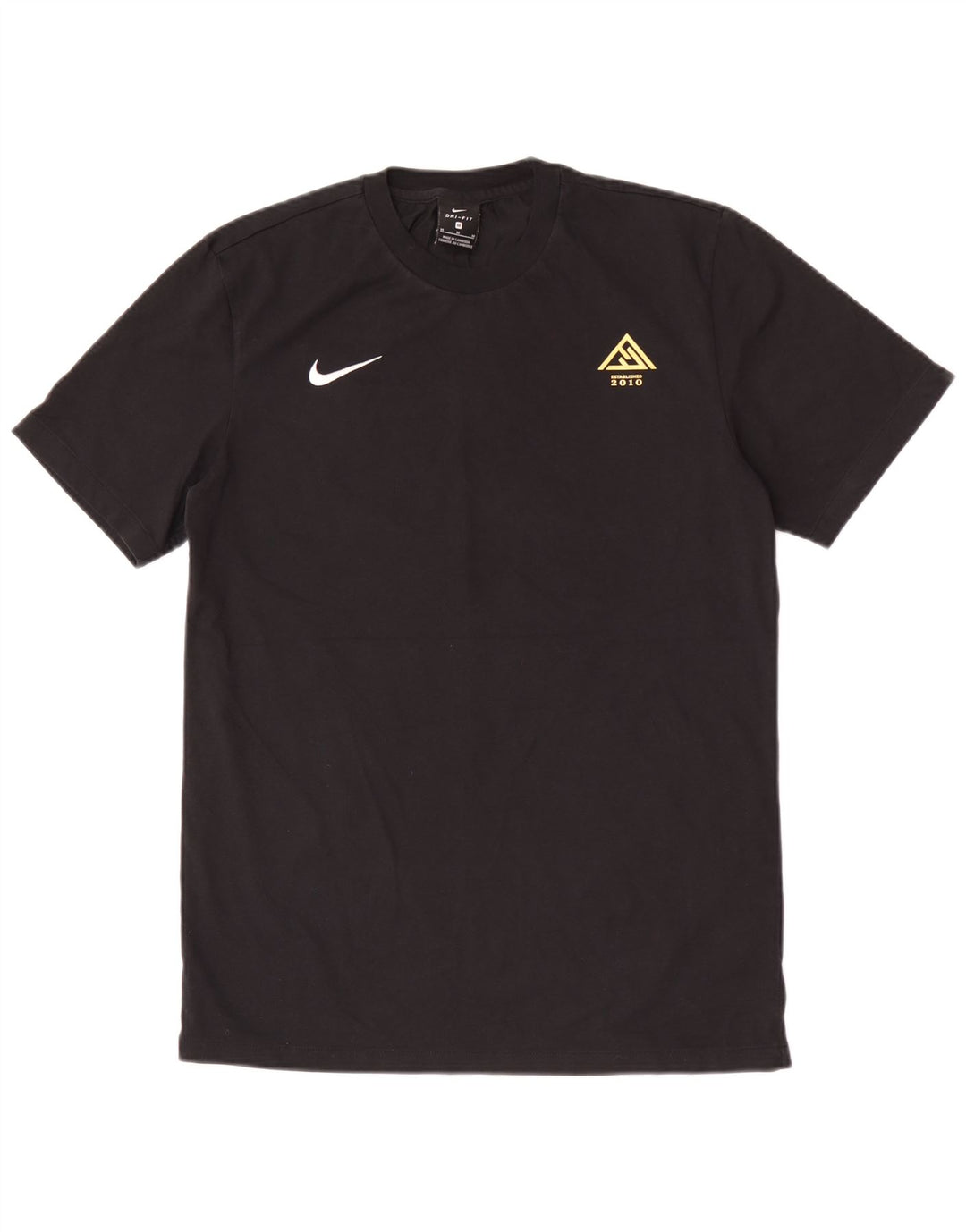 Ανδρικό γραφικό μπλουζάκι Nike, μεσαίο μαύρο βαμβακερό