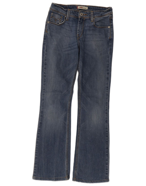 Levi's Womens 629 Bootcut Jeans W26 L32 Μπλε βαμβακερό