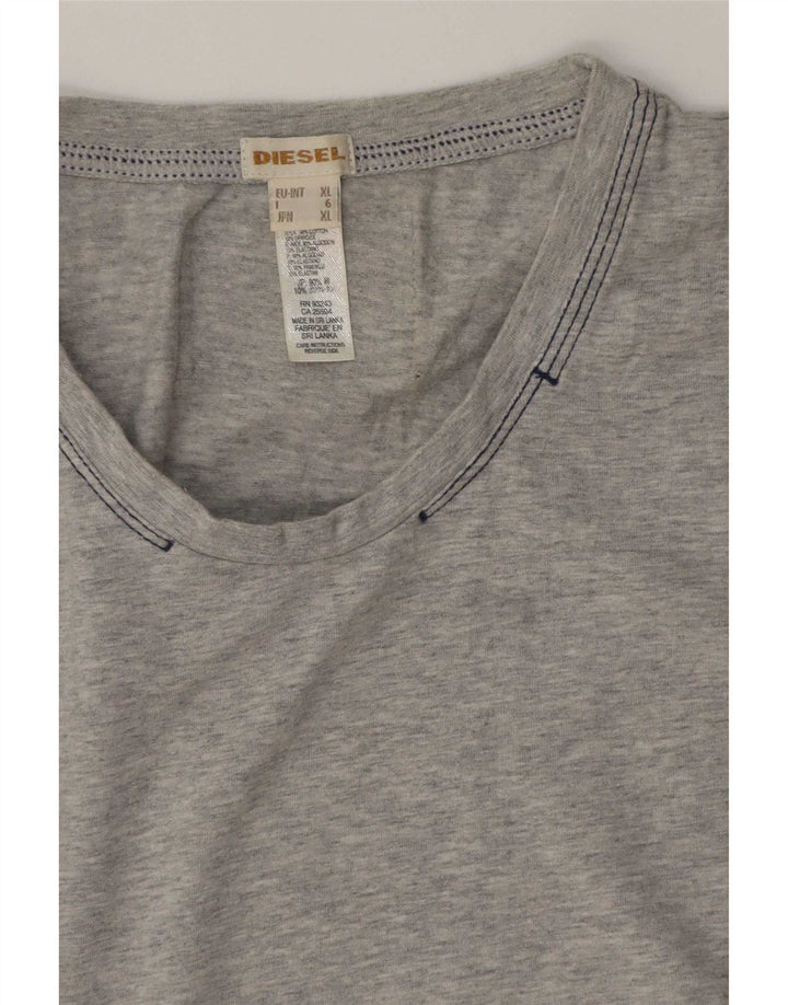 Ανδρικό T-Shirt Diesel Top XL Γκρι βαμβακερό