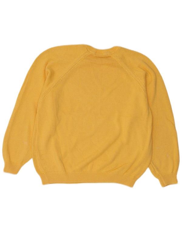 Marks & Spencer Γυναικείο πουλόβερ με λαιμόκοψη UK 14 Medium Yellow