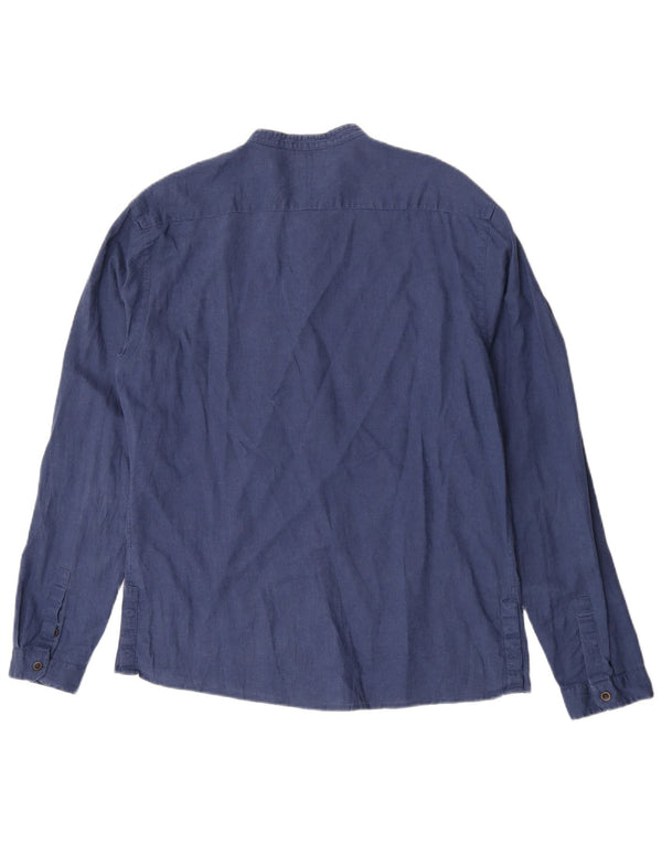 Ανδρικό πουκάμισο Zara Slim Fit XL Navy Blue