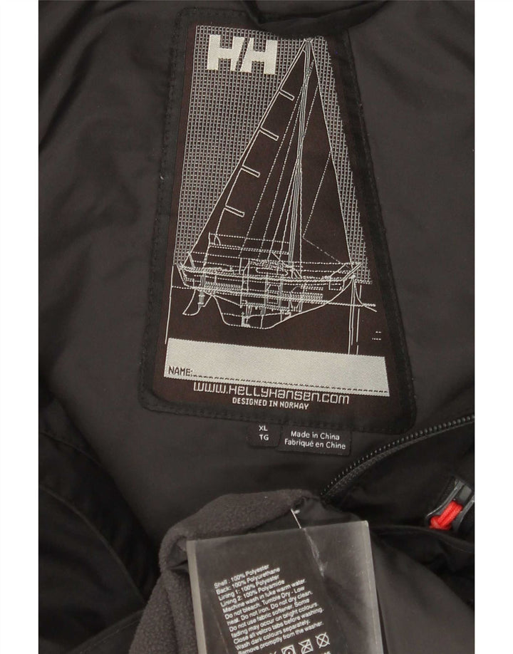 Helly Hansen Ανδρικό γραφικό τζάκετ αντιανεμικό UK 42 XL μαύρο πολυεστέρα