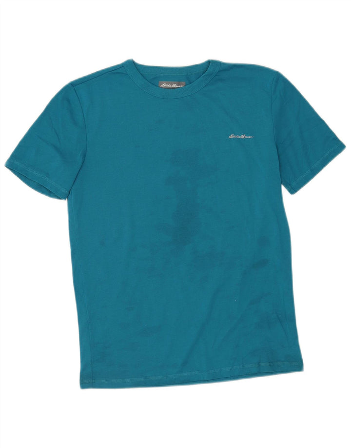 Eddie Bauer Boys T-Shirt Top 14-15 Years Large Blue Polyester