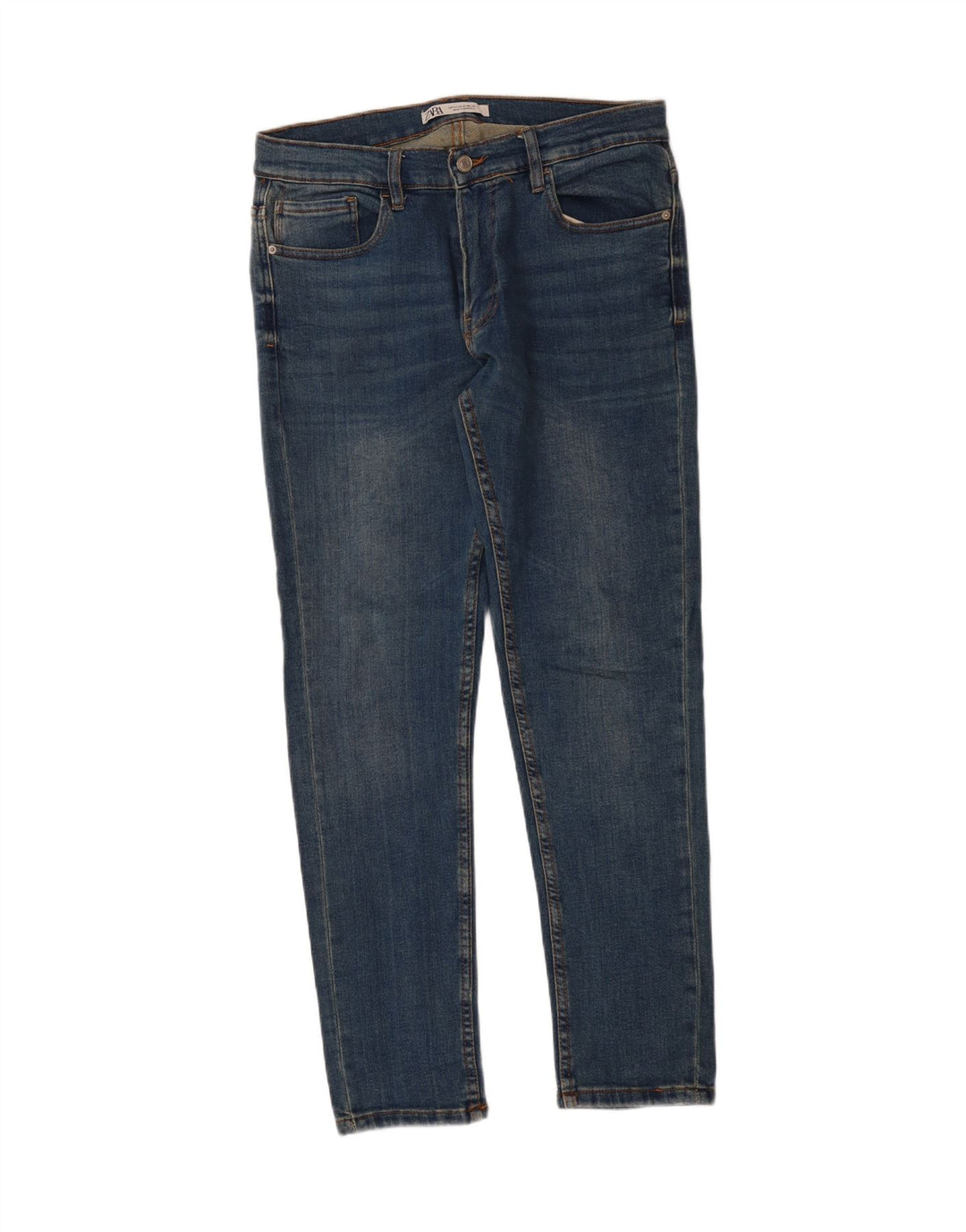 ZARA Mens Slim Jeans EU 44 Large W34 L33 Blue Cotton Vintage Zara and Second-Hand Zara from Messina Hembry 