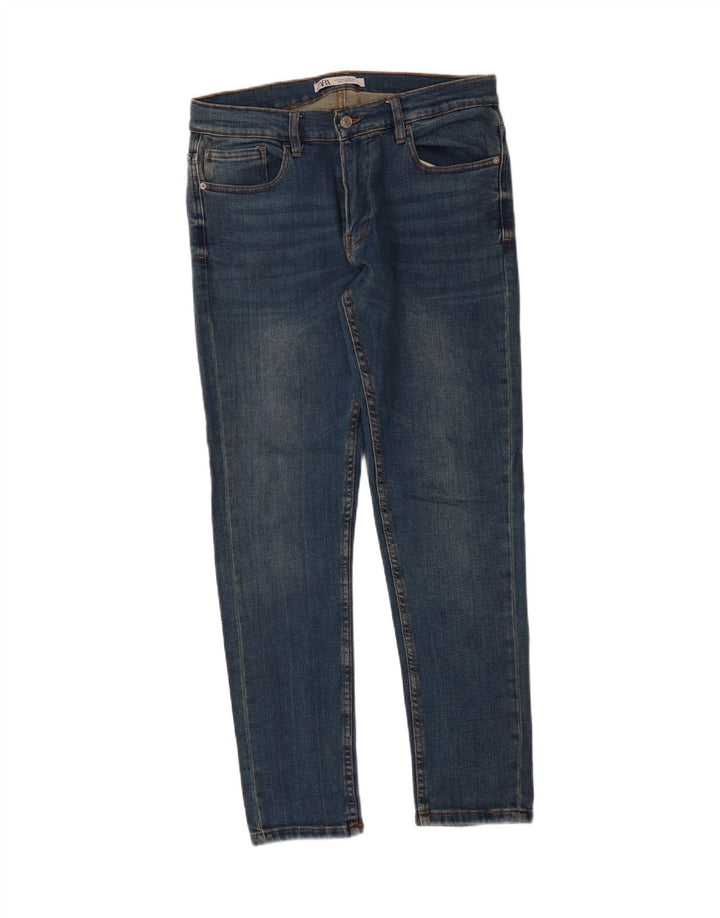 ZARA Mens Slim Jeans EU 44 Large W34 L33 Blue Cotton Vintage Zara and Second-Hand Zara from Messina Hembry 