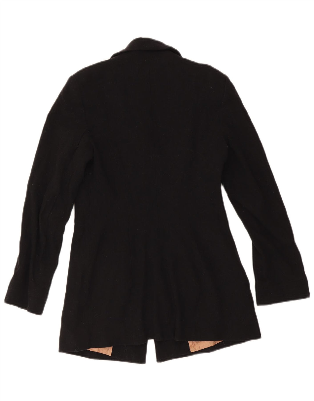 Massimo Dutti Γυναικείο Μπουφάν σακάκι με 4 κουμπιά EU 38 Small Black Wool