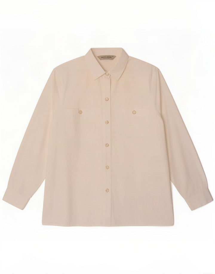 Marina Rinaldi Γυναικείο πουκάμισο Μέγεθος 23 Medium White Cotton