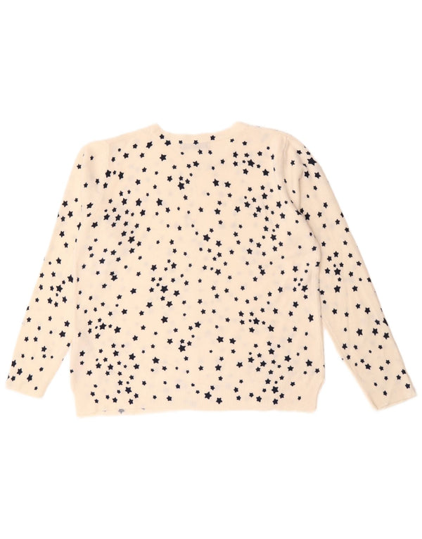 Marks & Spencer Γυναικείο πουλόβερ με λαιμόκαυστο UK 14 Large White