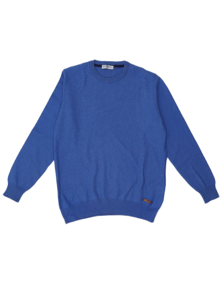 Ανδρικό πουλόβερ Harmont & Blaine Crew Neck Jumper XL Blue Wool