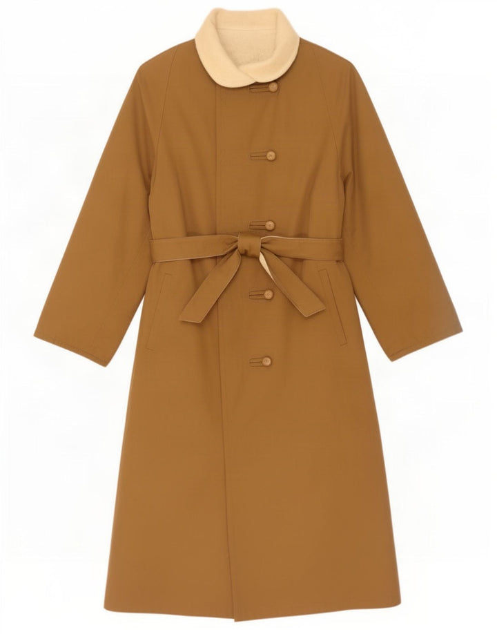 Vintage Γυναικείο αναστρέψιμο πανωφόρι IT 42 Medium Beige Βαμβακερό