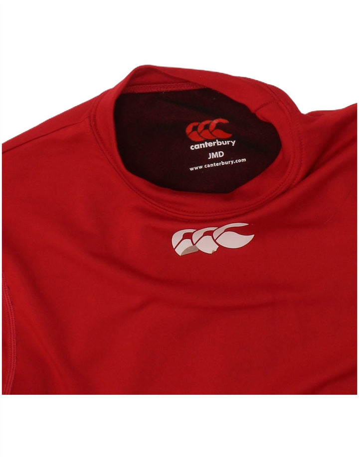 Canterbury Boys Graphic Top Μακρύ μανίκι 7-8 ετών Μεσαίο κόκκινο