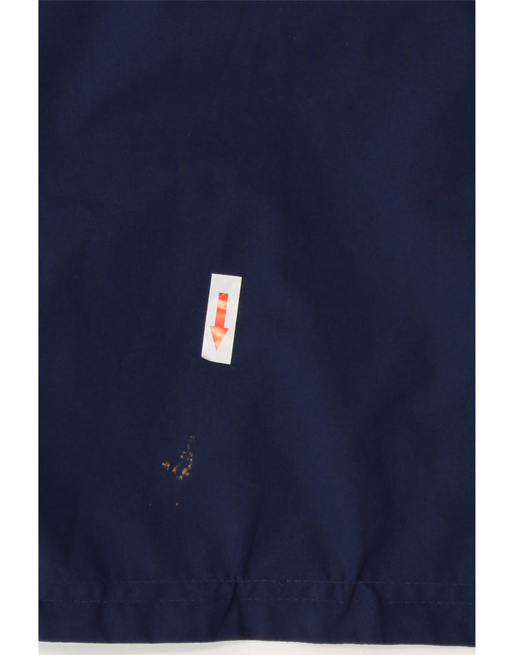 Adidas Boys με κουκούλα αντιανεμικό μπουφάν 11-12 ετών Navy Blue Polyester