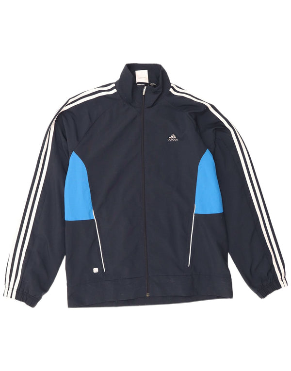 Ανδρική φόρμα Adidas Climalite Top Jacket Medium Navy Blue Colourblock