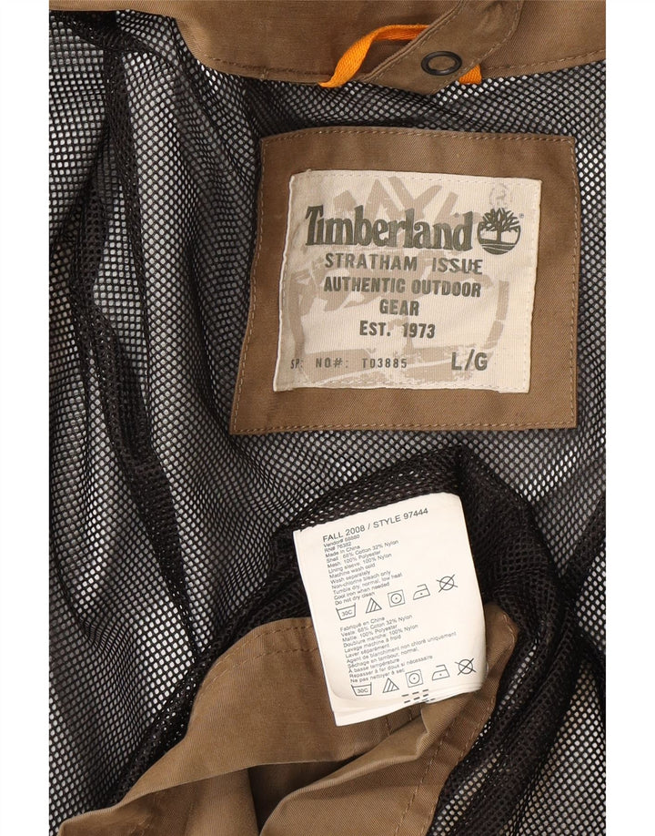 Timberland Ανδρικό Utility Jacket UK 40 Large Beige Cotton