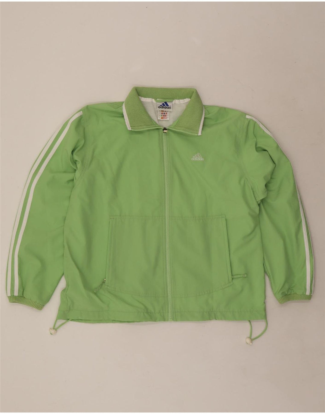Γυναικεία αθλητική φόρμα Adidas Top Jacket UK 14 Large Green Polyester