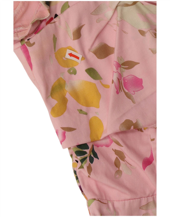 THE PRETTY DRESS COMPANY Γυναικείο φόρεμα με θήκη UK 14 μεγάλο ροζ λουλουδάτο