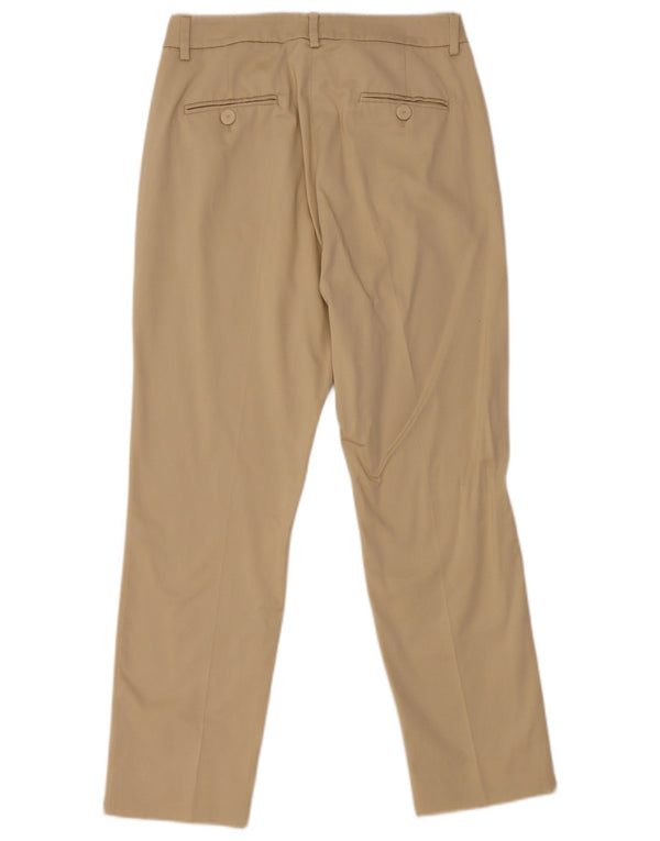 Max Mara Γυναικείο Slim παντελόνι Chino UK 8 Small W28 L27 Beige βαμβακερό