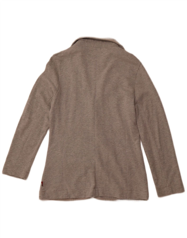 KAPPA Γυναικείο σακάκι 3 κουμπιών UK 14 μεγάλο γκρι βαμβακερό